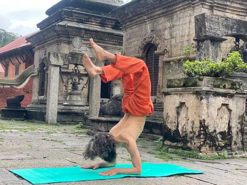 Yoga at Pashupatinath