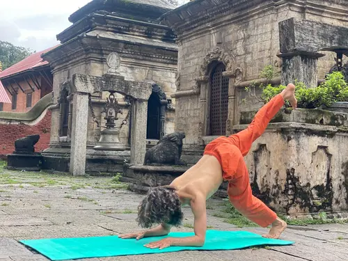 Yoga at Pashupatinath