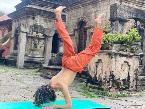 Yoga at Pashupatinath