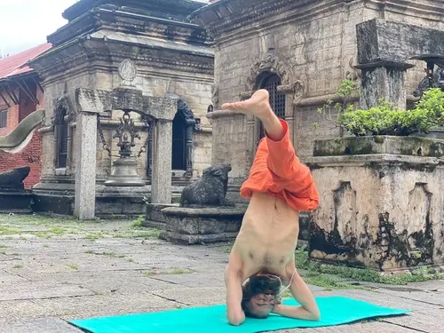 Yoga at Pashupatinath
