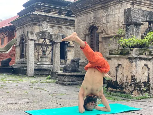 Yoga at Pashupatinath