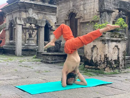 Yoga at Pashupatinath