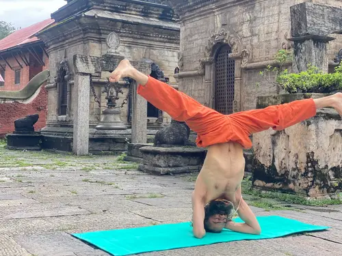 Yoga at Pashupatinath