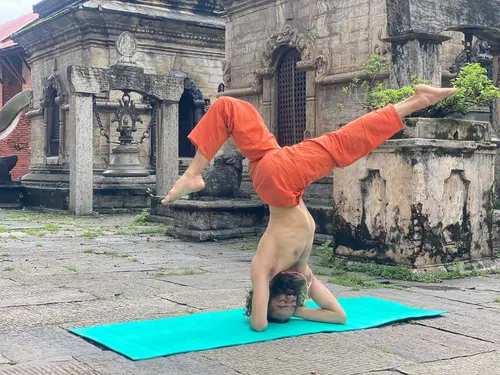 Yoga at Pashupatinath
