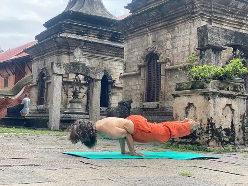 Yoga at Pashupatinath