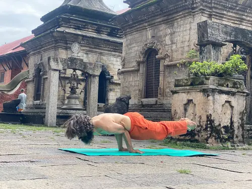 Yoga at Pashupatinath