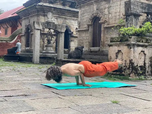 Yoga at Pashupatinath