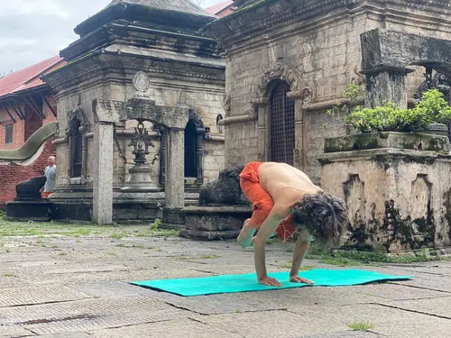 Yoga at Pashupatinath