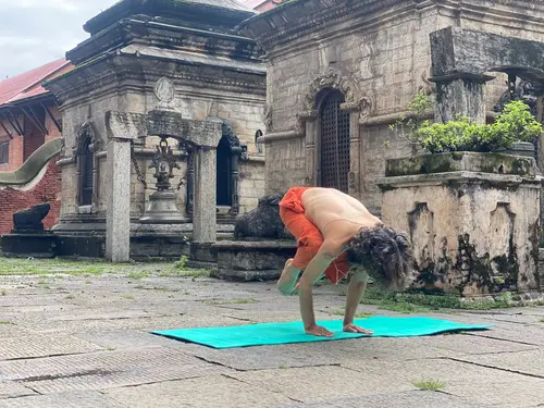 Yoga at Pashupatinath
