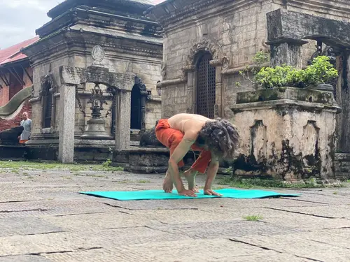 Yoga at Pashupatinath