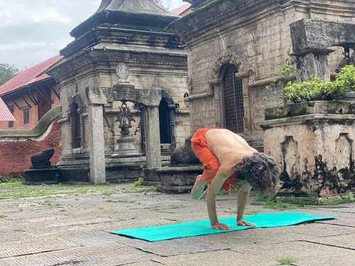 Yoga at Pashupatinath