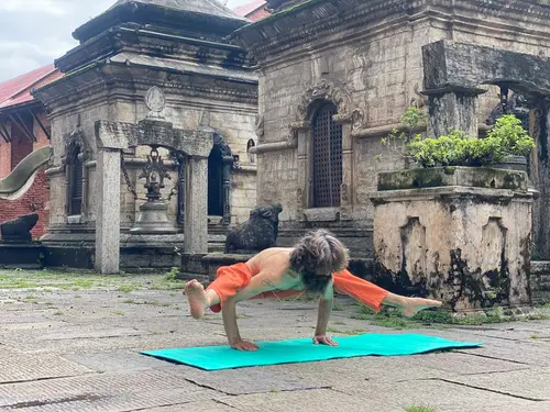 Yoga at Pashupatinath