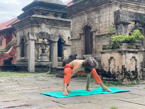 Yoga at Pashupatinath