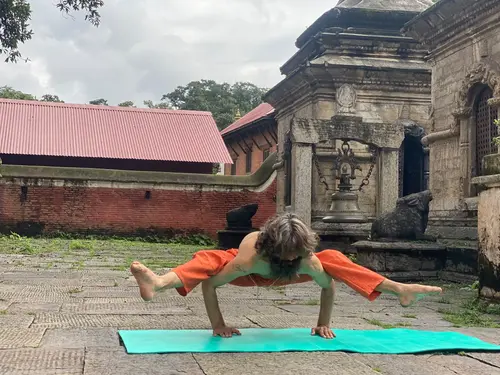 Yoga at Pashupatinath