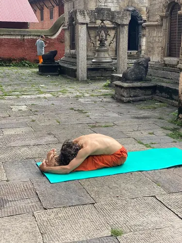 Yoga at Pashupatinath