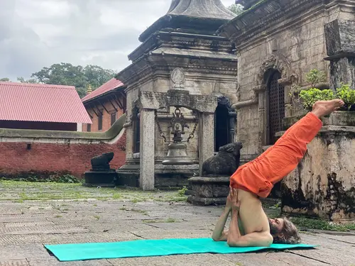 Yoga at Pashupatinath