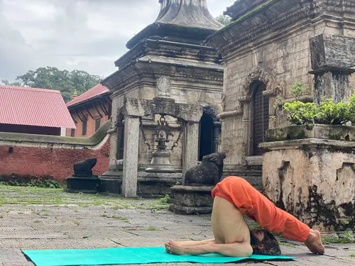 Yoga at Pashupatinath