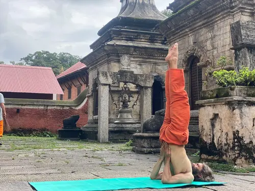Yoga at Pashupatinath