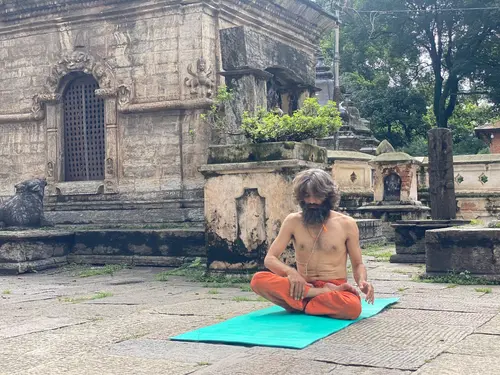 Yoga at Pashupatinath