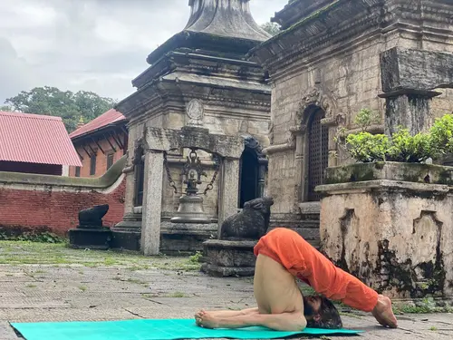 Yoga at Pashupatinath
