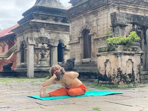 Yoga at Pashupatinath