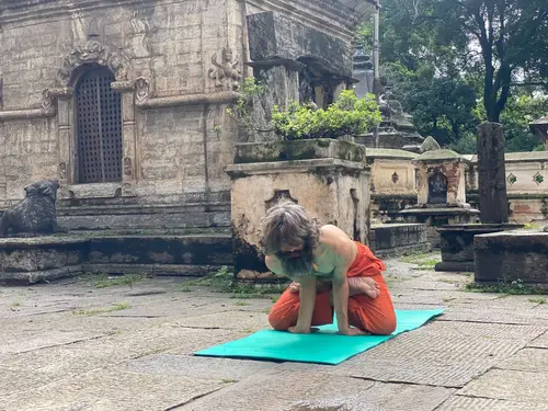 Yoga at Pashupatinath