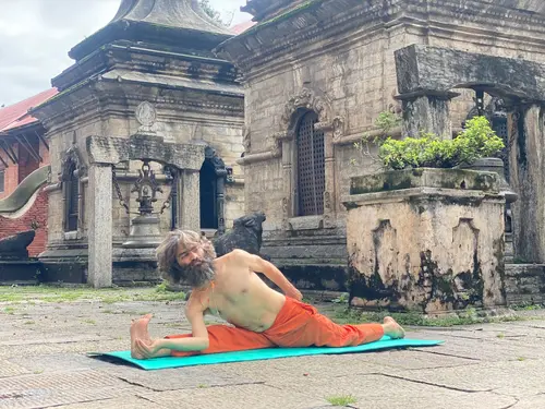 Yoga at Pashupatinath