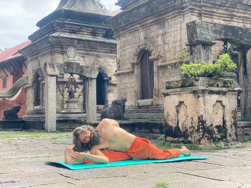 Yoga at Pashupatinath
