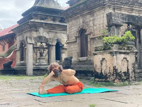 Yoga at Pashupatinath