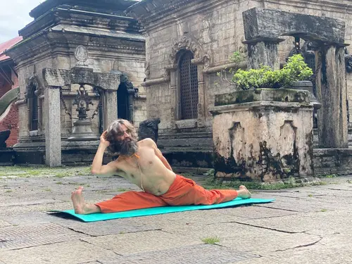 Yoga at Pashupatinath