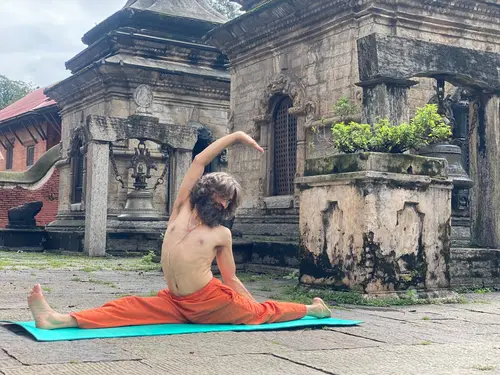 Yoga at Pashupatinath