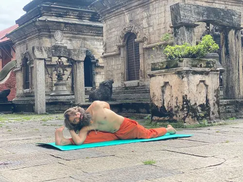 Yoga at Pashupatinath