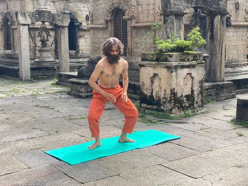 Yoga at Pashupatinath