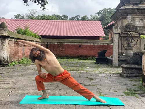 Yoga at Pashupatinath