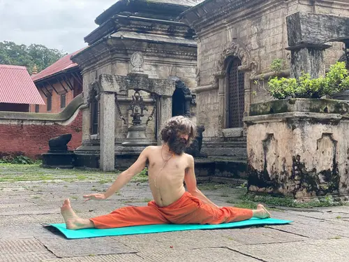 Yoga at Pashupatinath