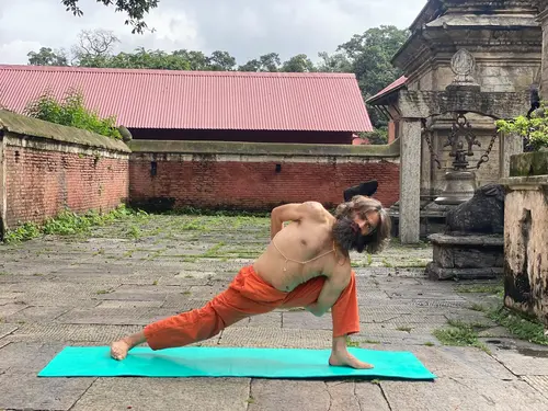 Yoga at Pashupatinath