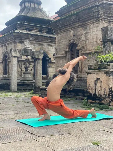 Yoga at Pashupatinath