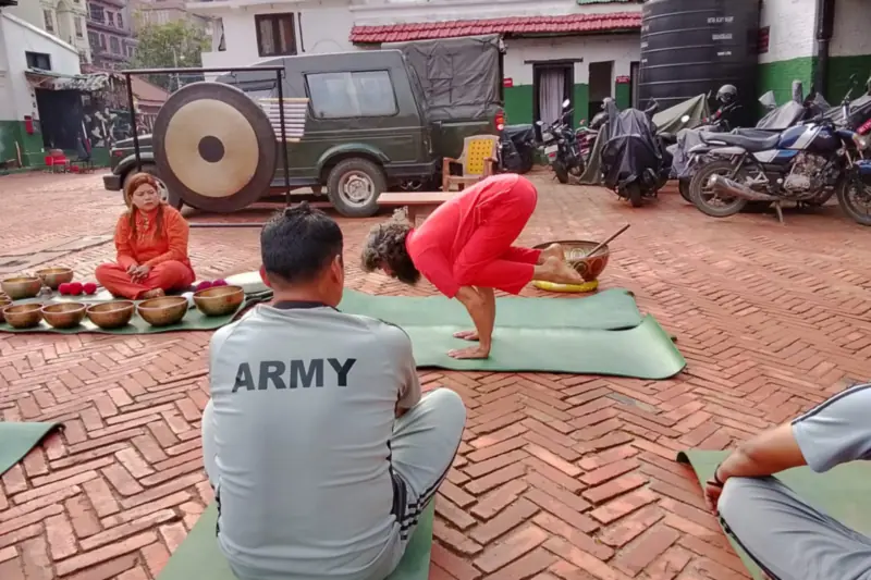 A session for the Nepal Army